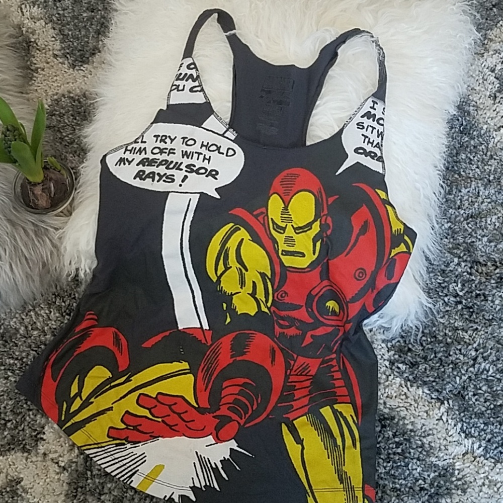 IRON MAN Marvel Comics Tank Top